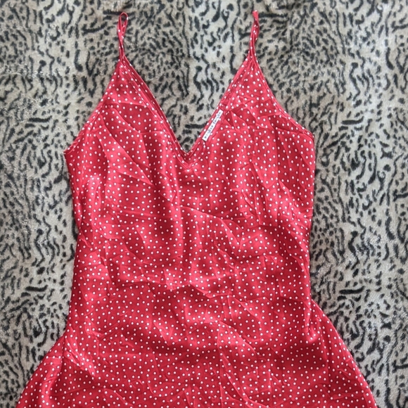 Vintage red polka dot slip dress - Picture 2 of 4